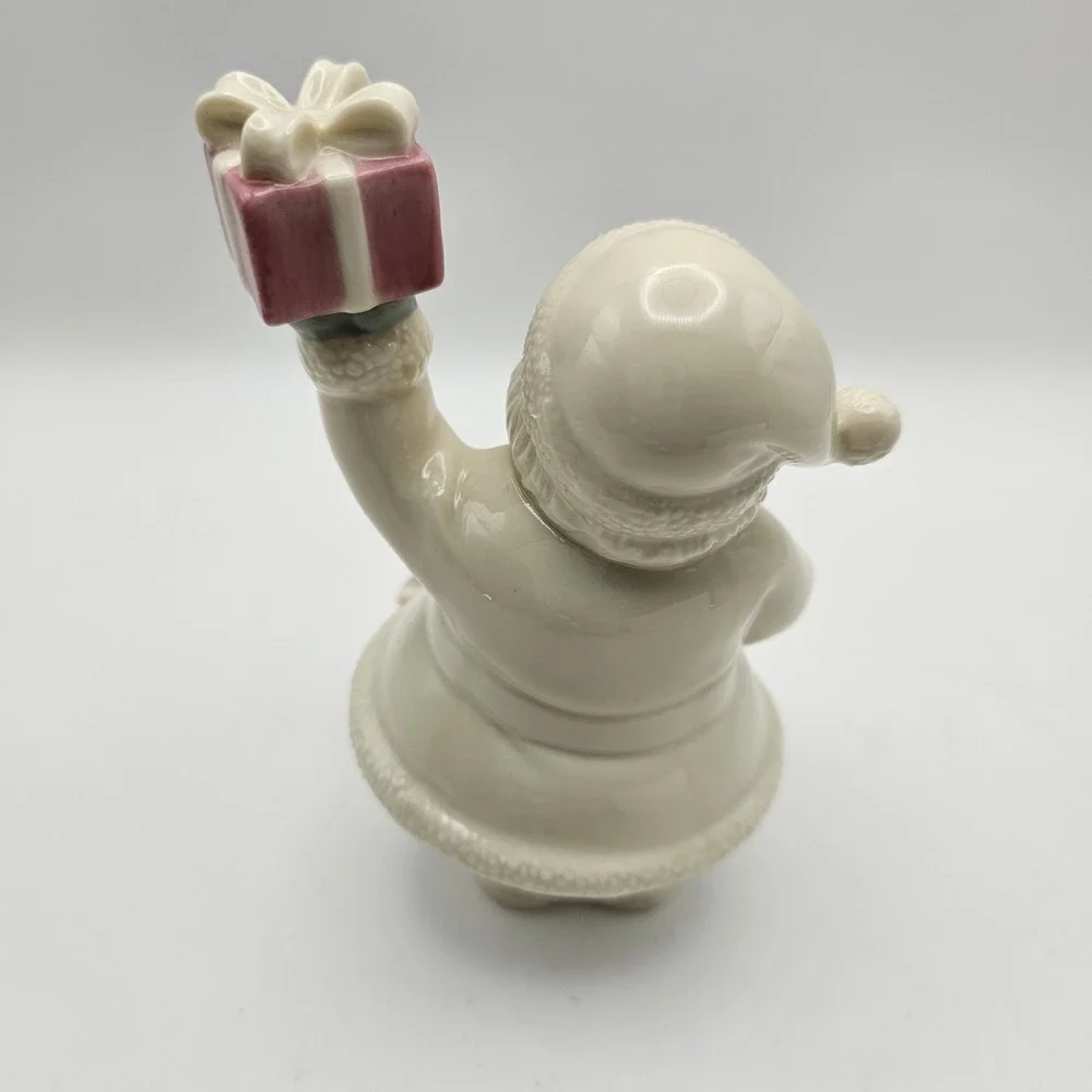 Lenox For the Holidays Santa's Toy Bag Santa Porcelain Figurine Boxed